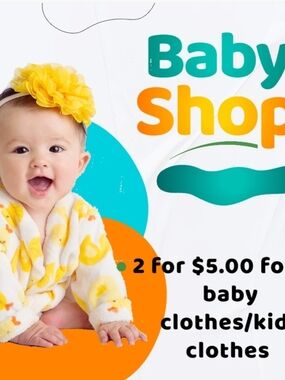 2 Items For $5.00 Kids Cloes